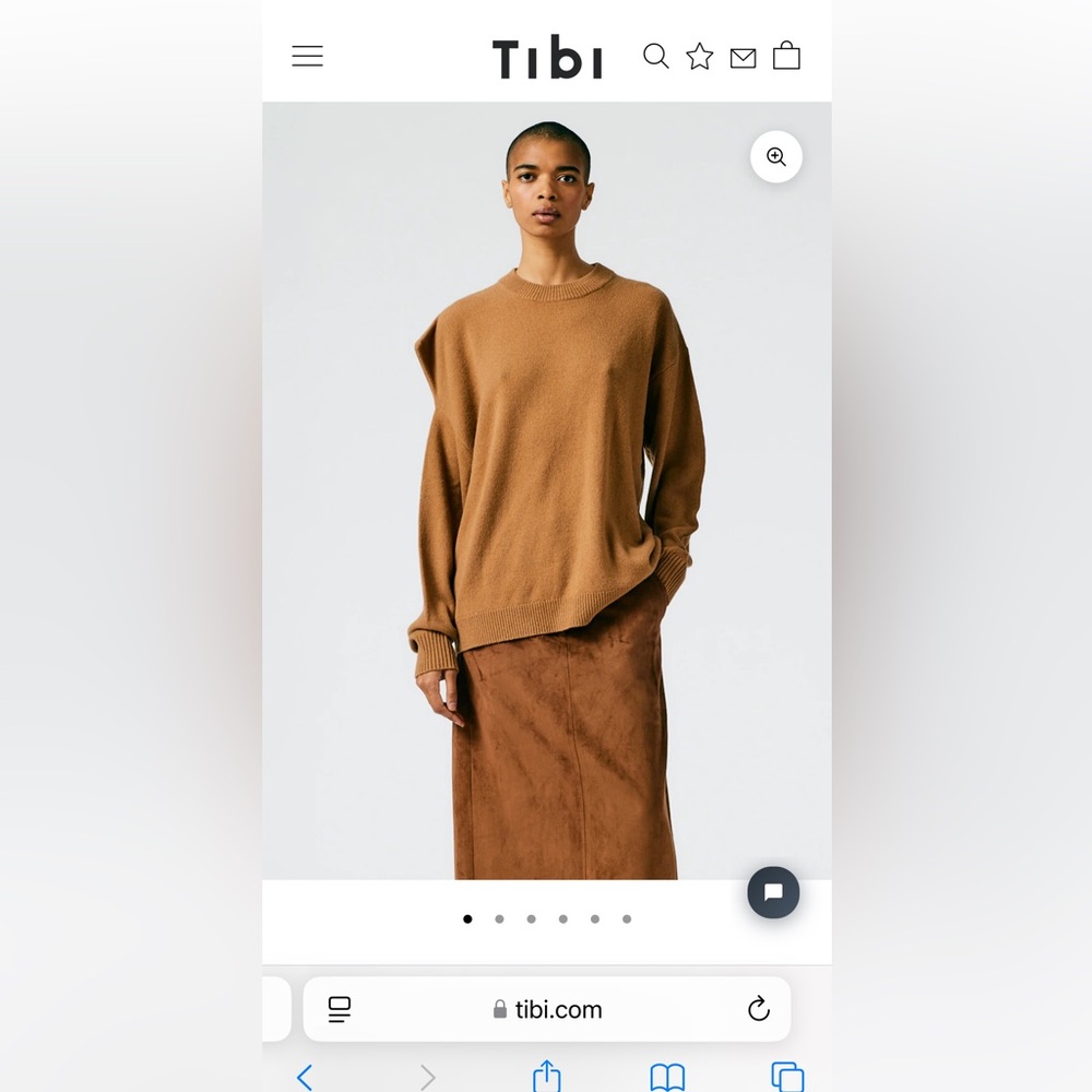 Tibi Brown Sweater